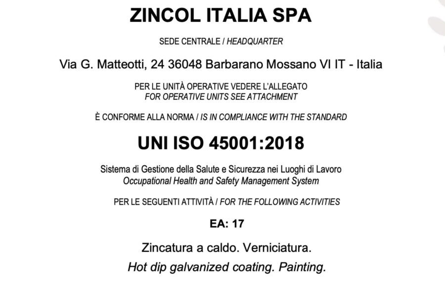 uni-iso-45001-ZinCol-Italia